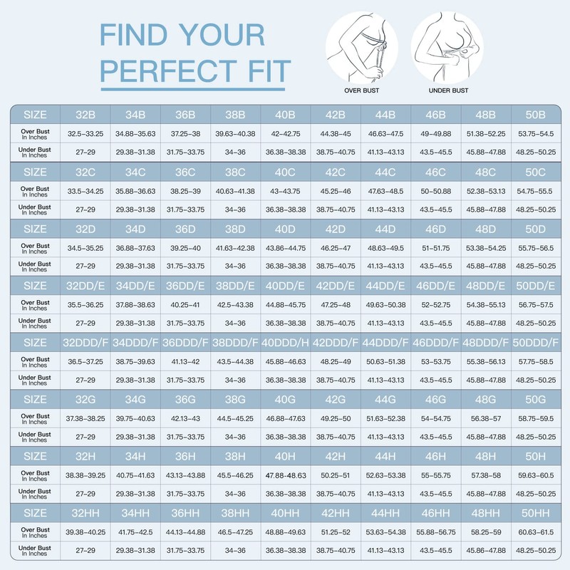 Deyllo Women's Full Cup Minimiser Bra, Non-Underwire, Large Sizes, Bra