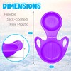 Slippery Racer Downhill Blitzer Arrow Snow Sled. (Purple)