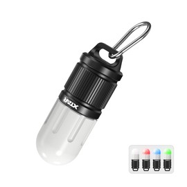 XTAR SD1 Scuba Dive Strobe Beacon,4-Color-in-1 (White,Red,Blue,Green) 8 Modes Diving Signal Light Night Dive Flashing Marker Light with 900mAh USB C Rechargeable Battery