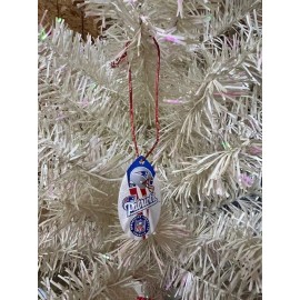 New New England Patriots Logo Vintage Teardrop Spinner Christmas Tree Ornament