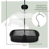 WILDLIFE HOME Mealworm Feeder - Bird Feeder with Rain Cover