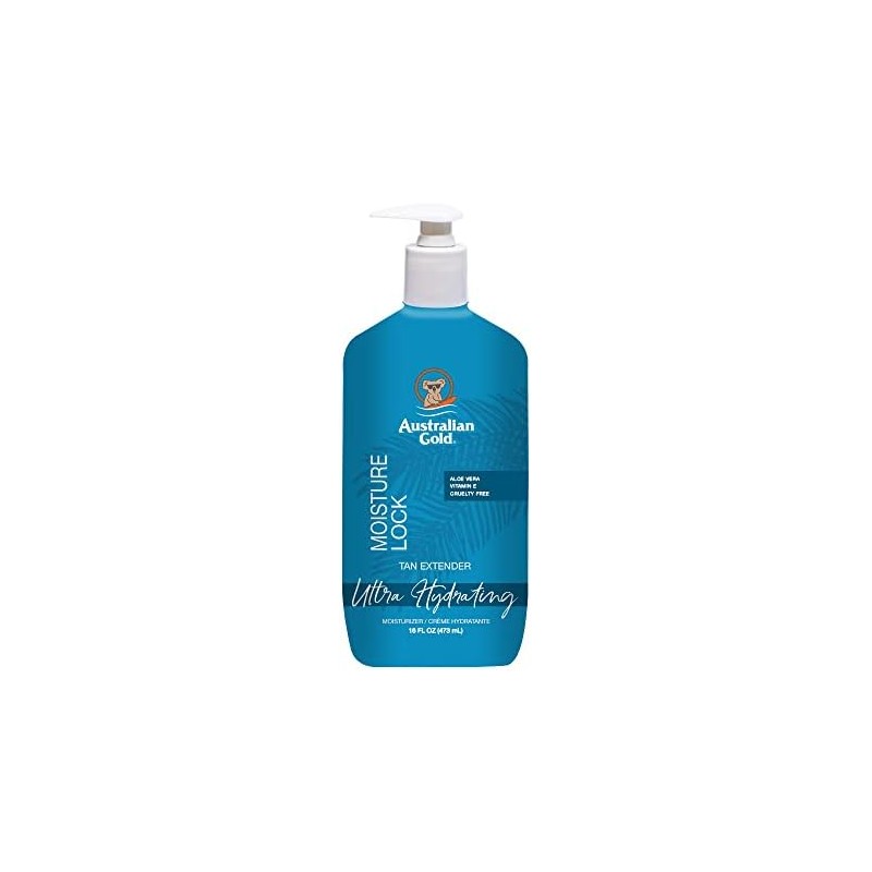 Moisture Lock Tan Extender Moisturizer – 16 oz Aloe &