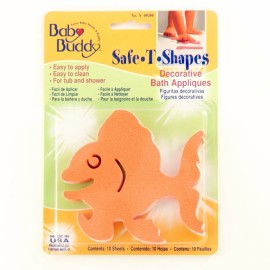 baby buddy New Baby Buddy BB Safe-T-Shapes Bath Tub Appliques 10 per pack Goldfish WO5