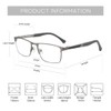 ZENOTTIC Blue Light Reading Glasses for Men Computer Readers Trendy