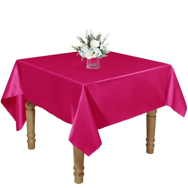 RUDONG M 1 Pack 54 x 54 Inch Square Tablecloth,