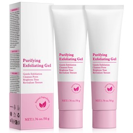 2 Pack Purifying Exfoliating Gel,Natural Face Facial Exfoliator Cleanser,Gentle Exfoliating Gel for Face & Body,Deep Cleansing & Moisturizing Skin, For All Skin Types