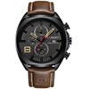Men Watch Quartz Chronometer Movement Business Casual Wrist Watch