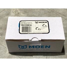 Moen YB2208CH Brantford Double Post Toilet Paper Holder, Chrome New