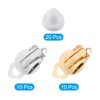 uxcell Clip-on Earring Converter with Silicon Earring Pads, 20Pcs -