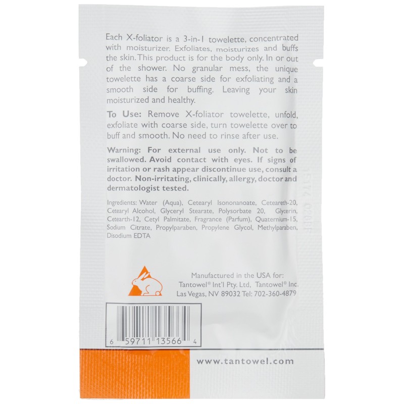 Tan Towel X Foliator, 10 Count