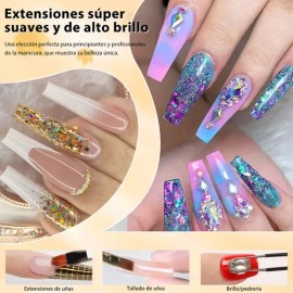 Gel De Construcción Polygel 15ml - Extensiones Uñas
