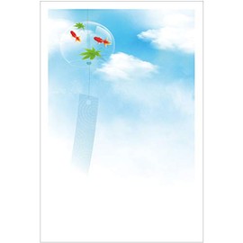 Hot Sympathy Postcard (S-SH205 Summer Sky and Wind Chime)