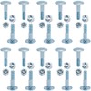 20 Pack 1 1/4" Carriage Bolt & Nut Kit for