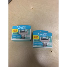 Gillette Venus SkinElixir Sensitive Deluxe Smooth Blade 2-6 Cartridge Value Pack