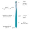 Pentel BL437 Energel Slim Roller 0.7 mm Turquoise Pack of