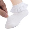 6 pares de bebé niñas volantes encaje adornos calcetines princesa