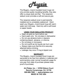 Mugzie 10 Ounce MINI Stainless Steel Travel Mug with Wetsuit Cover - We Walk By Faith