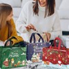 Aviski 8PCS Christmas Gift Bags,Christmas Tote Bags with Handles, Christmas
