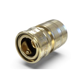 ABA Beul 65005.006.2 Water Valve Plug Coupling with Backflow Preventer System 3/4 Brass
