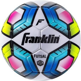 Franklin Sports Futsal Ball -Futsal Soccer Ball - Indoor and Outdoor Futsal Ball - Style: 6 Deflated Balls with Pump, Size: 3