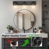 Aipsun Black Vanity Light for Bathroom 3 Light Farmhouse Bathroom