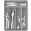 Simple Houseware 5 Compartments Kitchen Drawer Flatware, Gray