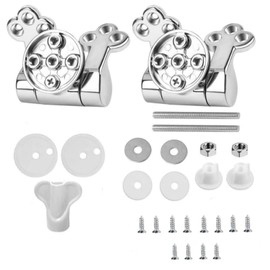 1 Sets Toilet Seat Hinge Zinc Alloy Toilet Lid Hinges, Replacement Hinges Toilet Hinges Soft Close Replacement Hinge