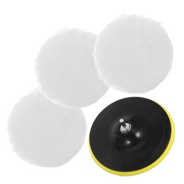 Gatuida 1 Set Comprehensive Wool Buffing Pads for Drill Polishing Mop Attachment for Car Waxing Furniture Finishing Superior Performance Residue Results for All Polishing Needs