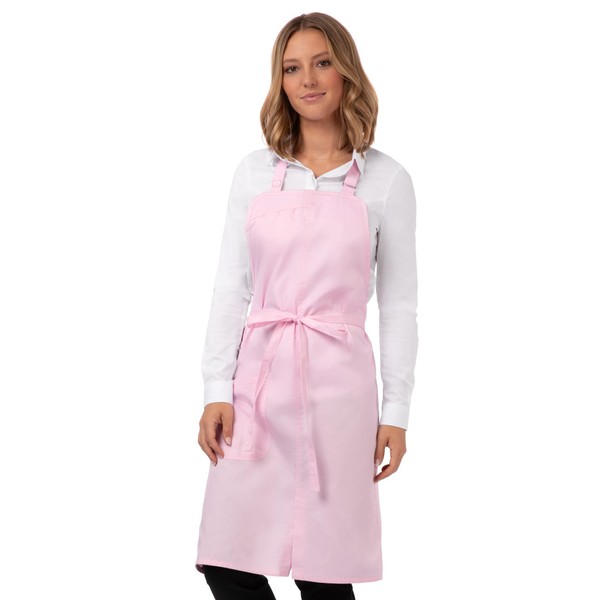 Chef Works Unisex Brio Kitchen Apron, Pink, One Size