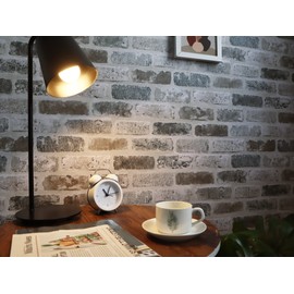 Guvana 17.3"×118" Brick Peel and Stick Wallpaper Brick Wallpaper Grey Brown 3D Brick Self Adhesive Wallpaper Removable Contact Paper Brick Textured Vintage Wallpaper Decorative Wall Classroom Covering