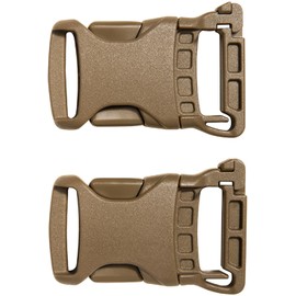 Tasmanian Tiger TT SR 25 Safety QA Multi-Purpose Buckle for 25 mm Webbing - Coyote Brown