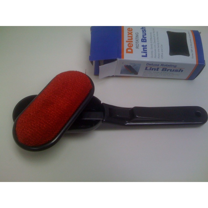 Lint Brush Remover with Rotary Head
