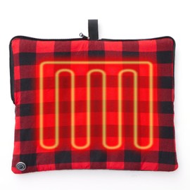Mantuole Mantuole 24x20Inch Stadium Seat Heating Pad, Battery Heated Outdoor Chair Cushion for Camping,Stadium,Office or Home, (Battery NOT Included).