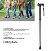 Folding Walking Cane for Men Women T Handle Wrist Strap