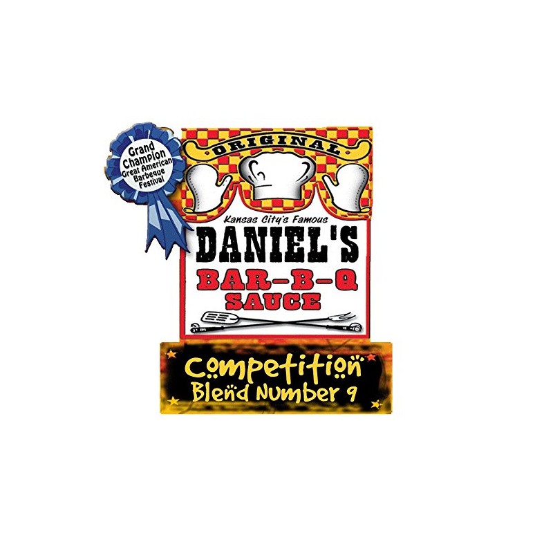 Daniel's Bar-B-Q Competition Blend #9 BBQ Sauce, 16.0 Ounce -