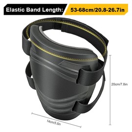 winhunt Schaumstoff-Knieschoner für Herren, mit verstellbaren Riemen, für Gärtner, Arbeiter, Sport