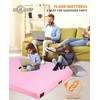GAIALOOP Memory Foam Futon Mattress Car Camping Bed Glamping Roll