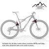 NICEDACK Mud Guard, 2Pcs MTB Bicycle Mudguards for 26" 650B