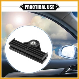 Partuto 2 Pcs Window Door Glass Channel Retainer Clip, 2.76"x1.46"x0.47" Glass Regulator Holder Sash Clip Universal for Car Truck Van Durable Plastic Black Durable Material Replacement