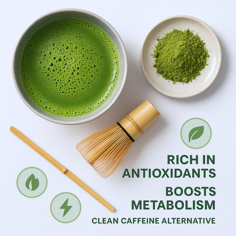 Ceremonial Matcha Tea Set - 4-Piece Japanese Matcha Kit with