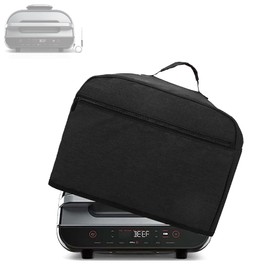 Dust Cover Compatible with Ninja FG551 Foodi Smart XL, for Ninja DG551 Air Fryer Accessories, Heavy Duty Waterproof with Storage Pockets Grill Cover, 600D Fabric