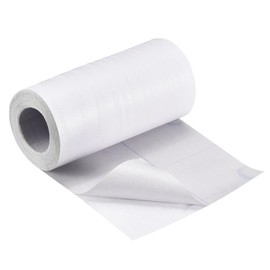 GLOKUUCA Wood Grain Repair Tape - 1 Pack Self Adhesive Wood Tape Fits for Tables Doors Floor Furniture Renovation - PVC Durable Multi-Use Adhesive Patch - (6-inch x 16-ft White)