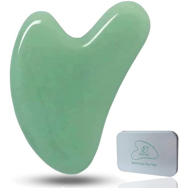 Ditind Gua Sha, Jade Stone Gua Sha Massage Tool, Guasha