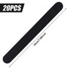 20 Pieces Nail Files 100/180, URAQT Professional Washable Double Sided,