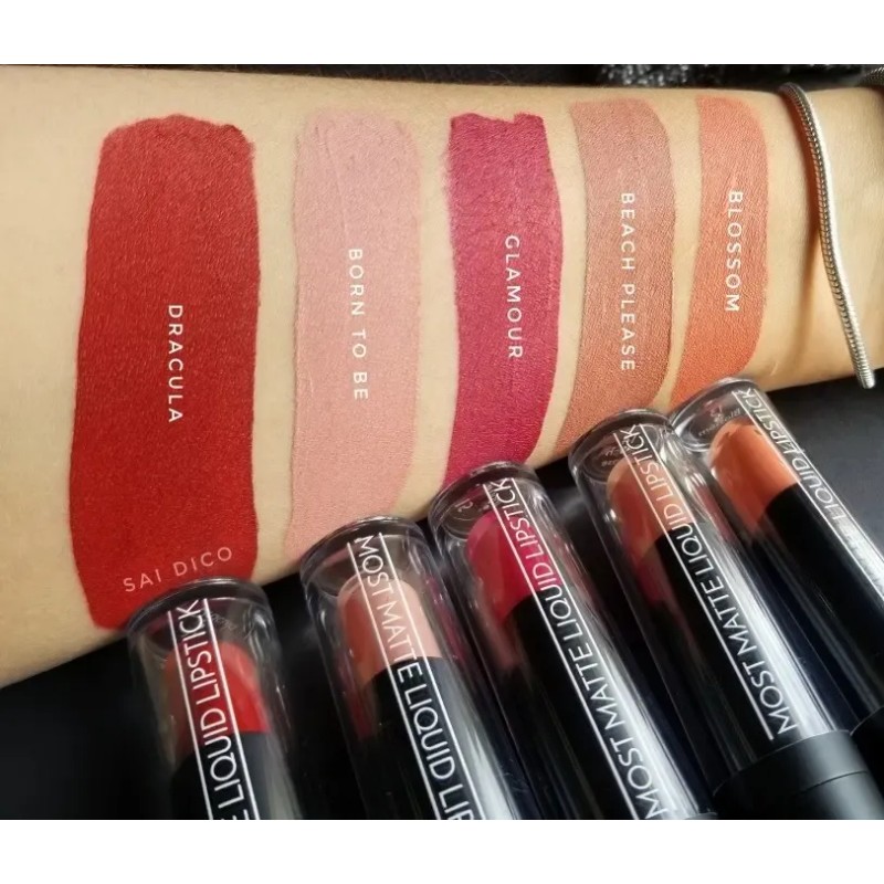 Labial Líquido Marifer Cosmetics Mate Merlot Larga Duración