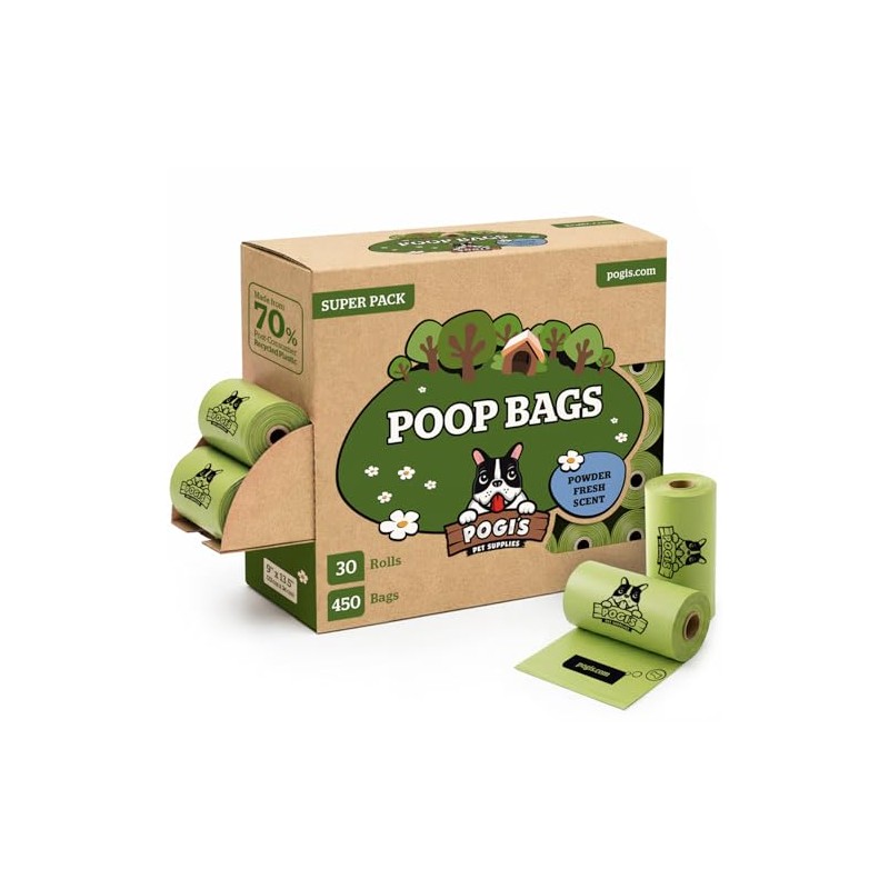 Pogi's Poop Bags - Bolsas para excremento de perro -
