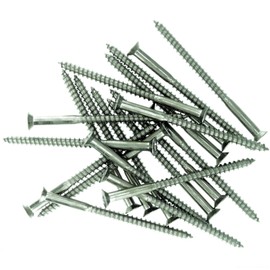 No.8 x 1.58 (4.0mm x 40mm) Pozi Countersunk Wood Screw - Stainless Steel (A2) (Pack of 20)
