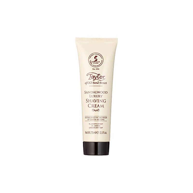 Taylor of Old Bond Street 75ml Sandalwood Shaving Cream Tube