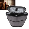 2 Bottle Wine Cooler Bag Leakproof Insulated Padded Wine Carrier