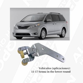 HUYILUN0104 Left Driver Side Sliding Door Roller Lower Bottom Bracket Compatible with Toyota Sienna 2011-2020